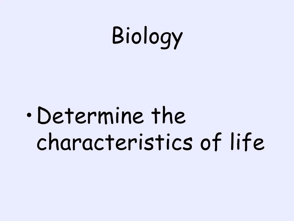 biology