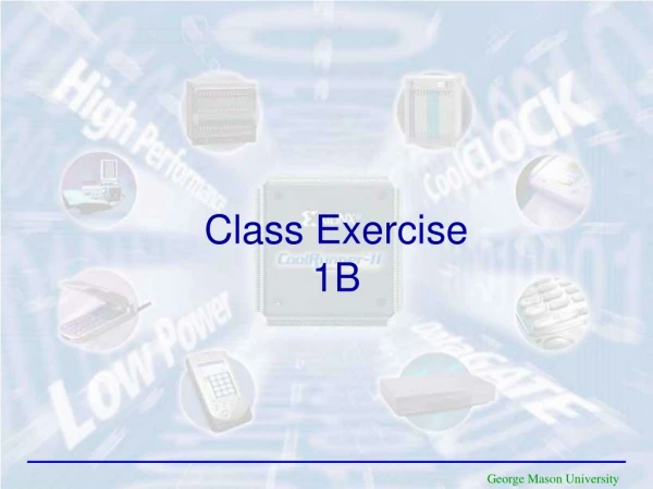 Class Exercise 1B
