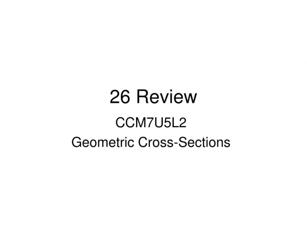 26 Review