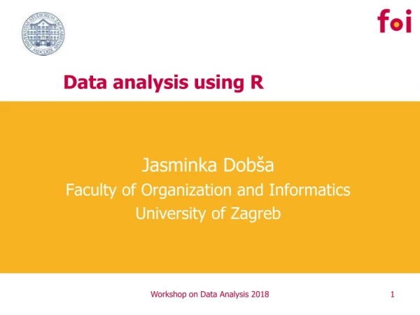 Data analysis using R