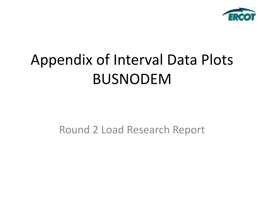 appendix of interval data plots busnodem