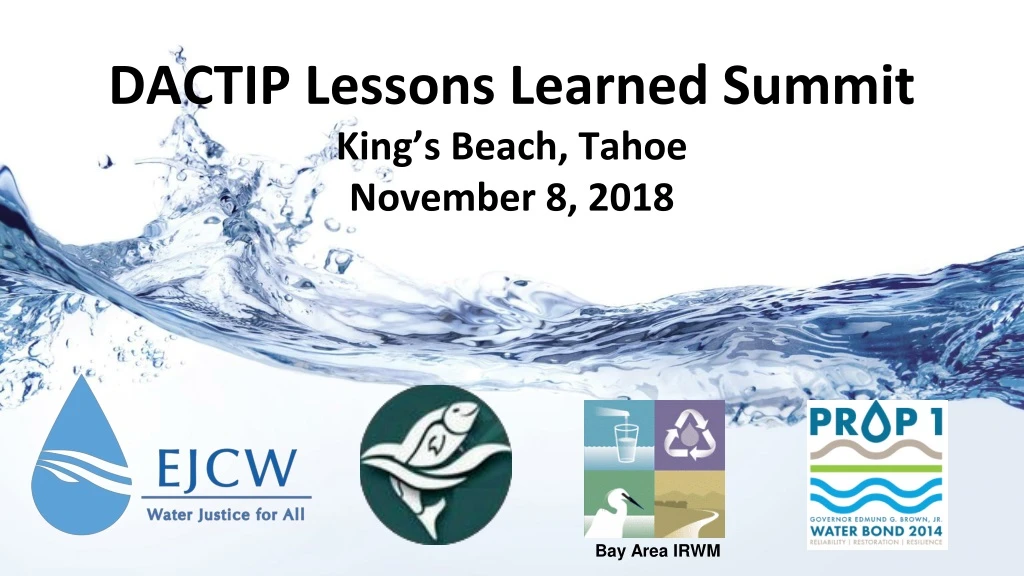 dactip lessons learned summit king s beach tahoe