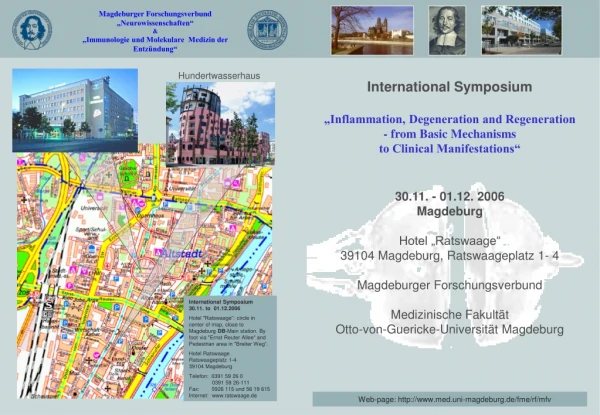 International Symposium „Inflammation, Degeneration and Regeneration - from Basic Mechanisms