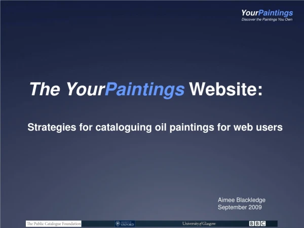 Your Paintings Discover the Paintings You Own