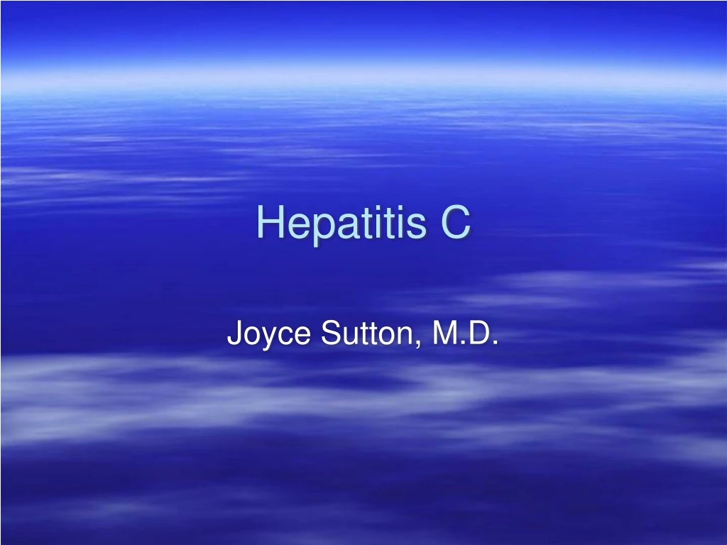 hepatitis c