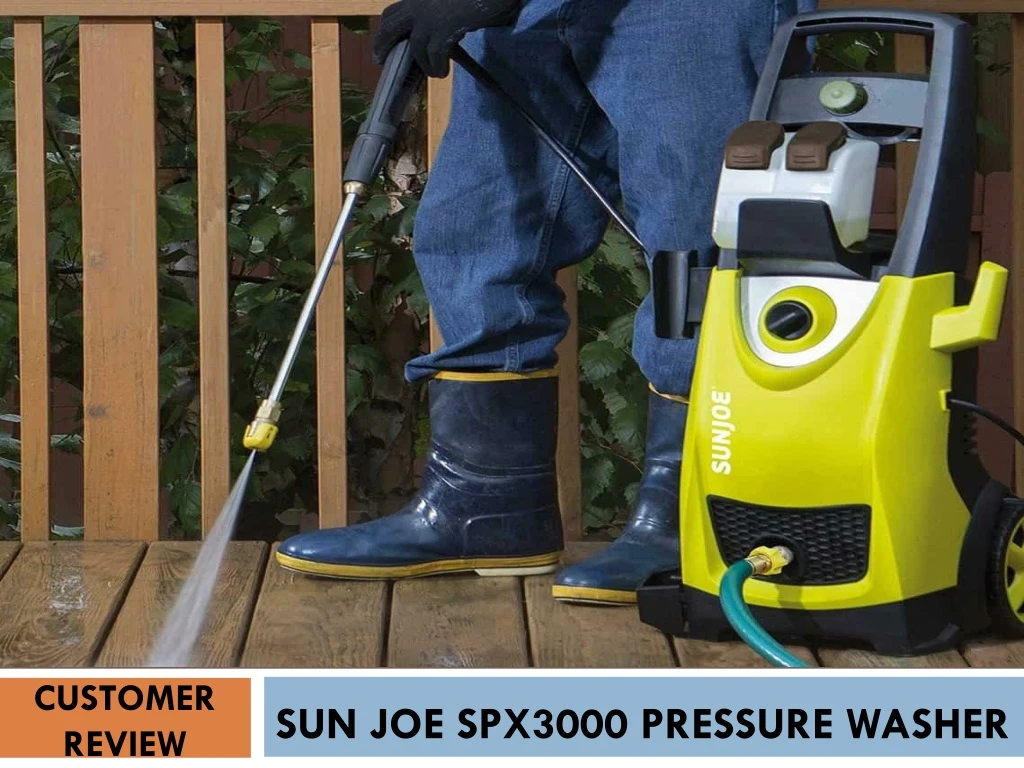 sun joe spx3000 pressure washer