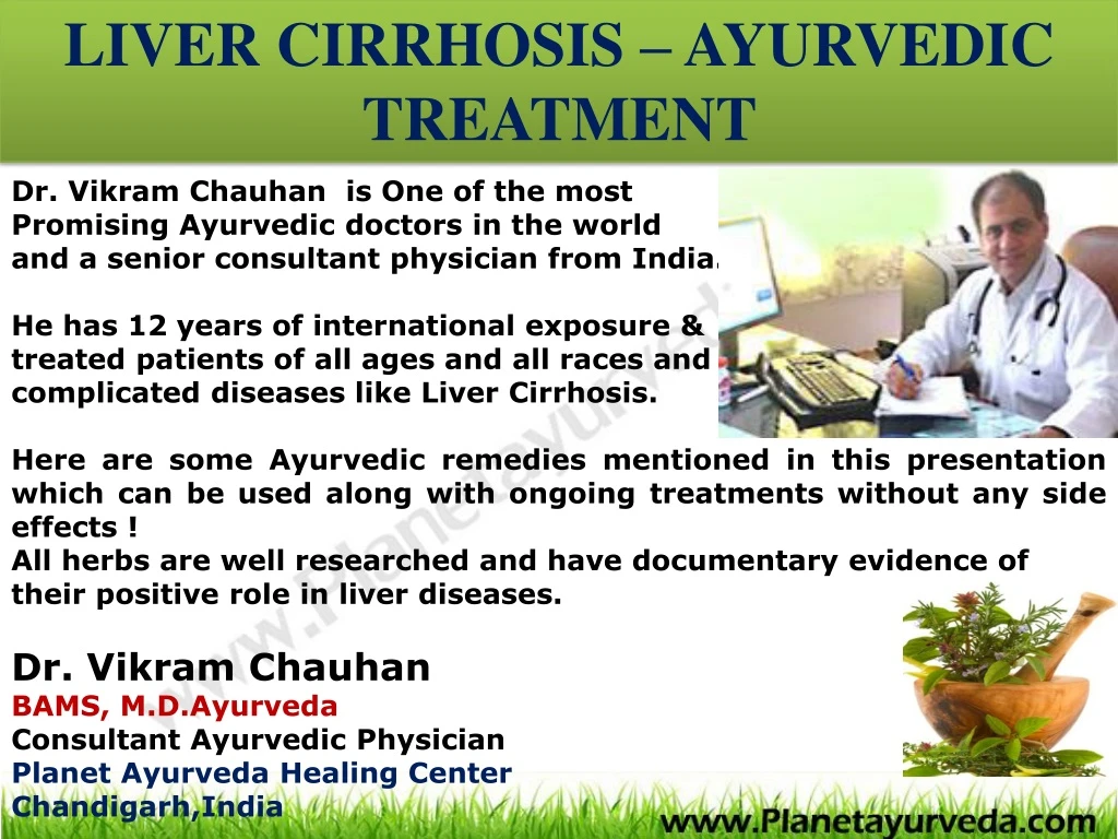 liver cirrhosis ayurvedic treatment
