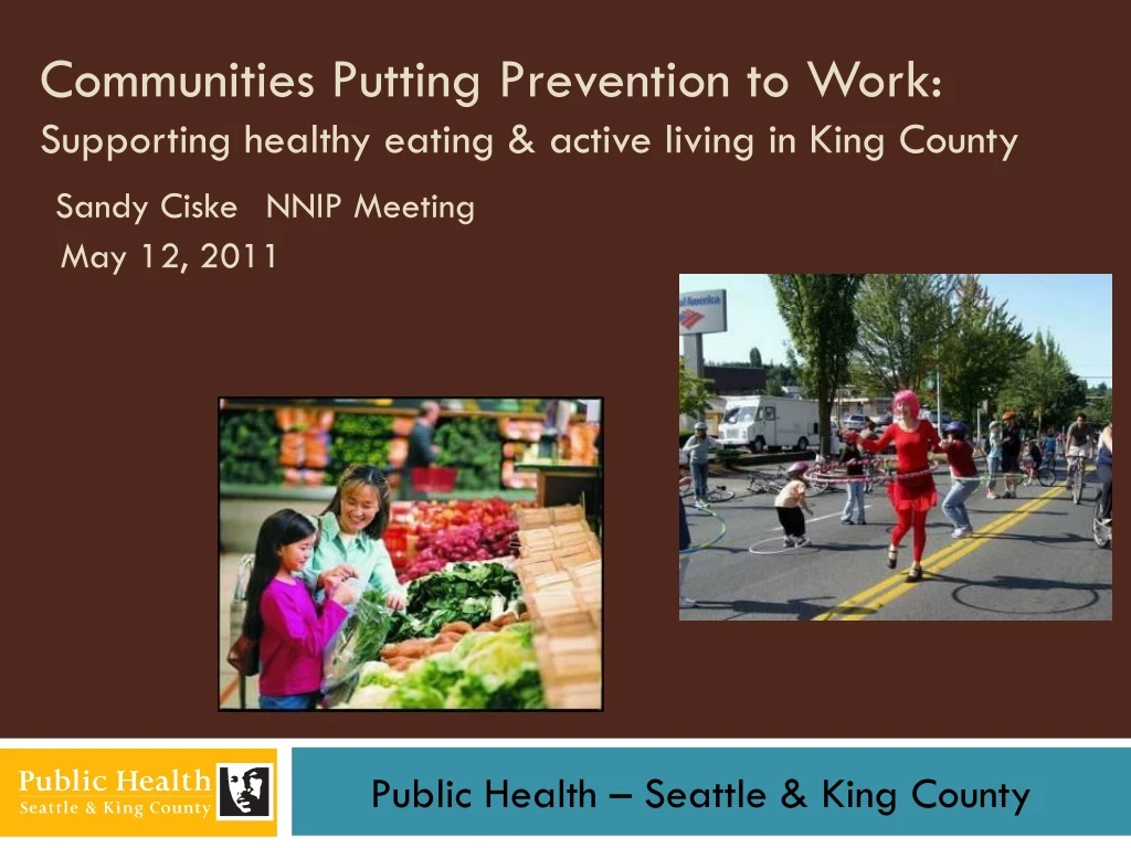 communities putting prevention to work supporting