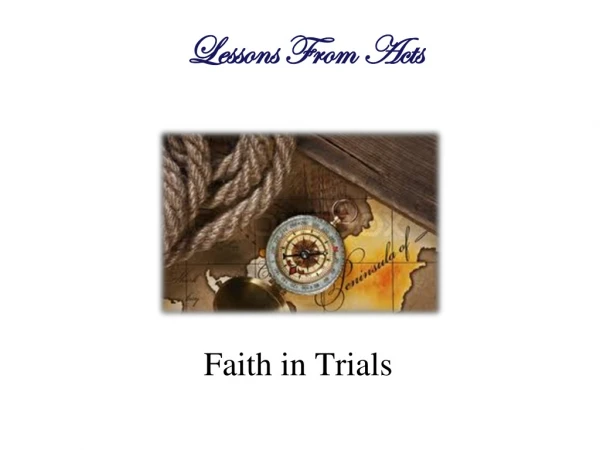 Faith in Trials