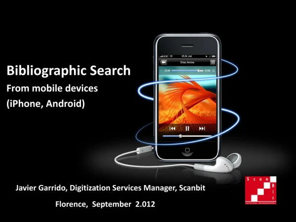 Bibliographic Search From mobile devices (iPhone, Android)