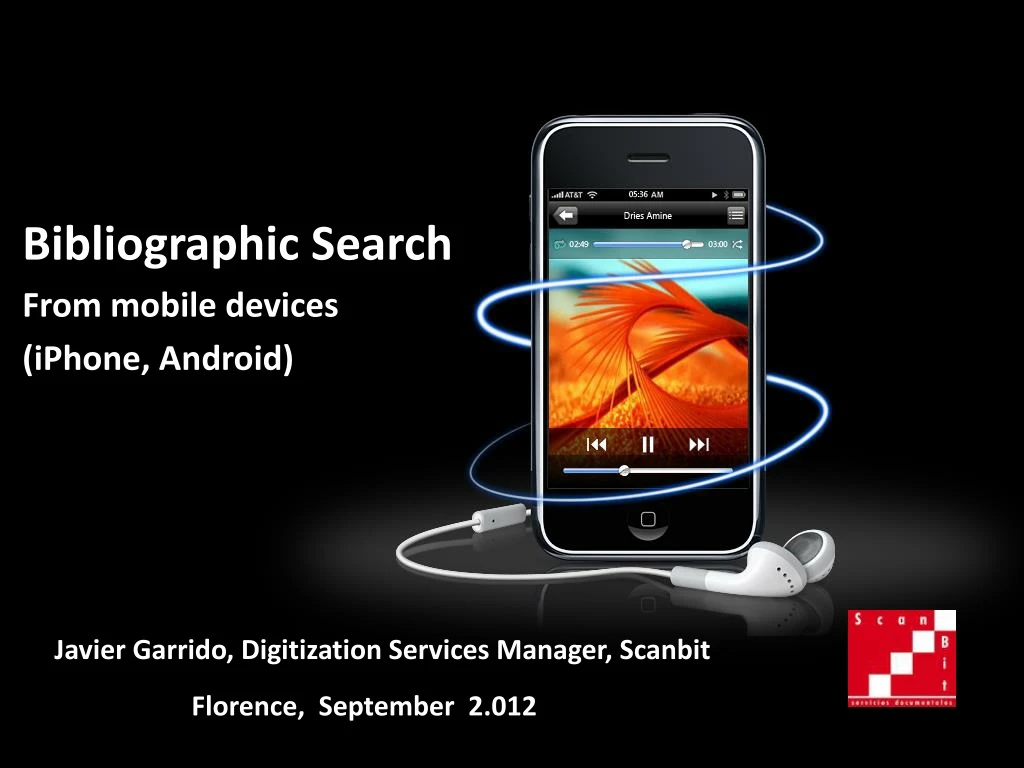 bibliographic search from mobile devices iphone