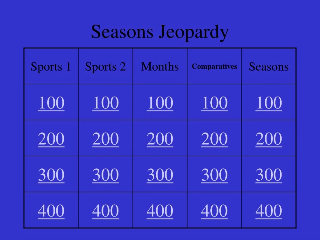 seasons jeopardy