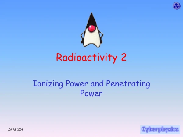 Radioactivity 2