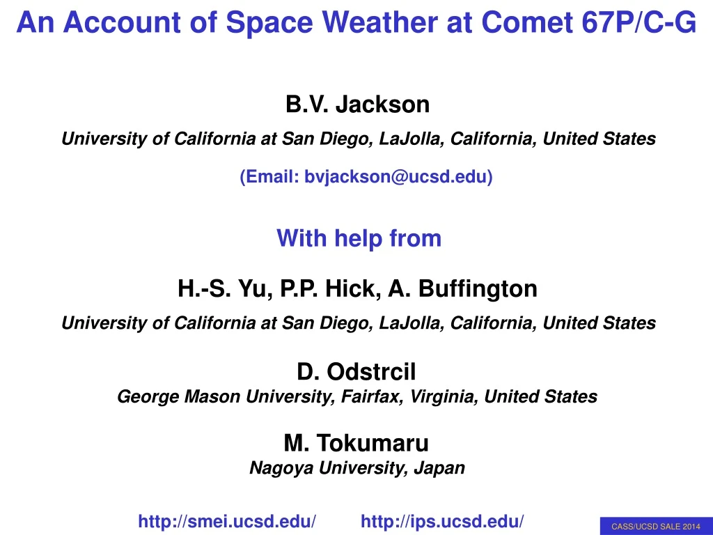 an account of space weather at comet 67p c g