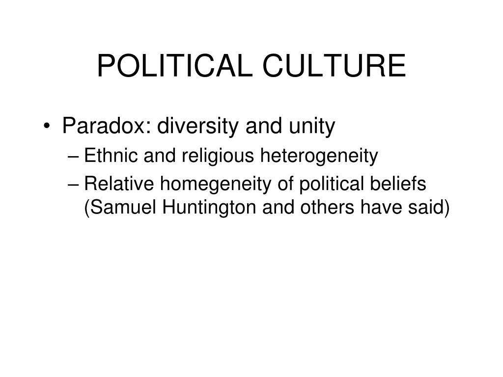 political culture