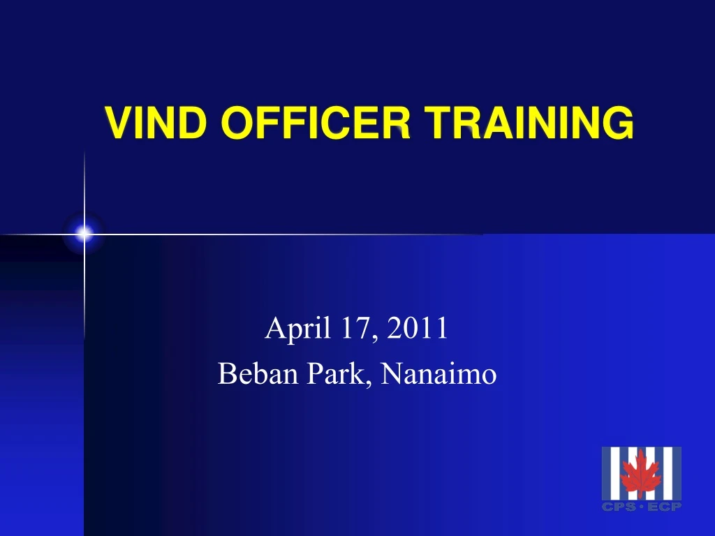 vind officer training