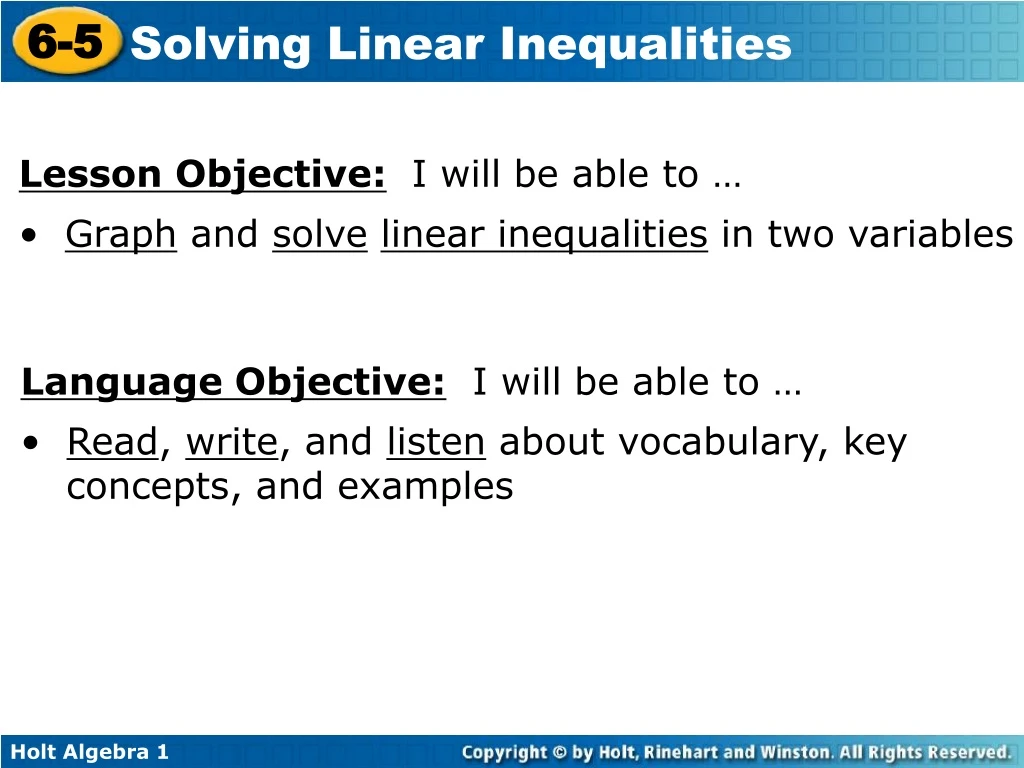 lesson objective i will be able to graph