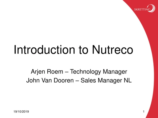 Introduction to Nutreco
