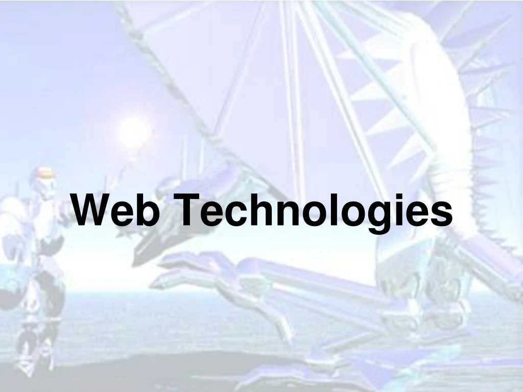 web technologies