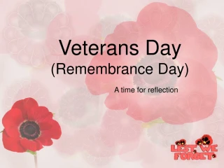 Veterans Day (Remembrance Day)