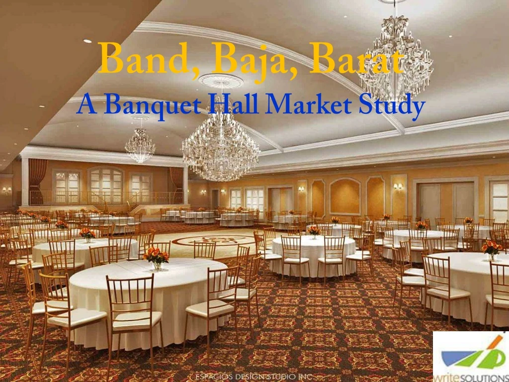 band baja barat a banquet hall market study