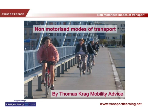 Non motorised modes of transport