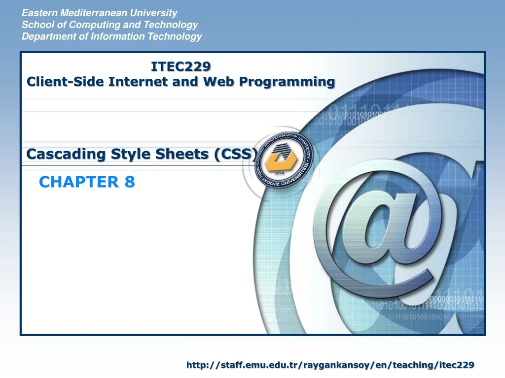 PPT - Introduction To Cascading Style Sheets (CSS) PowerPoint ...