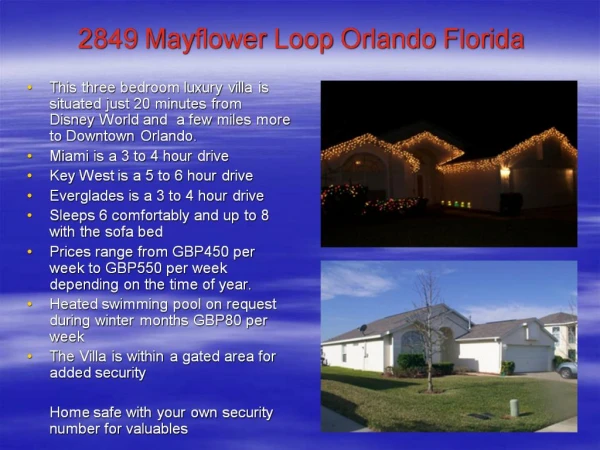 2849 Mayflower Loop Orlando Florida