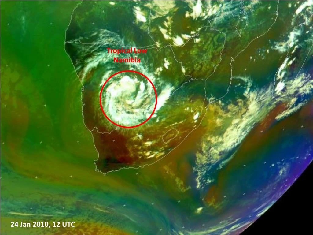 tropical low namibia