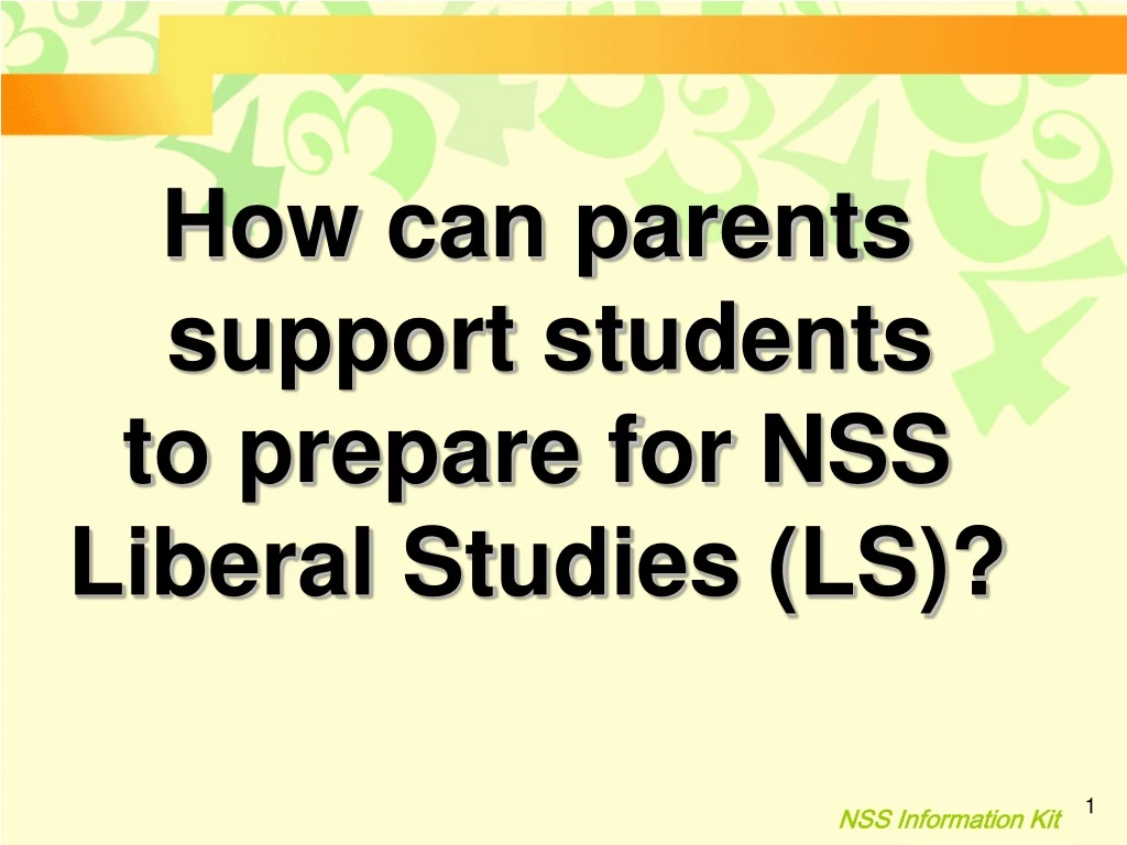 how can parents support students to prepare