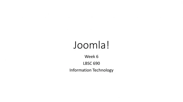 Joomla!