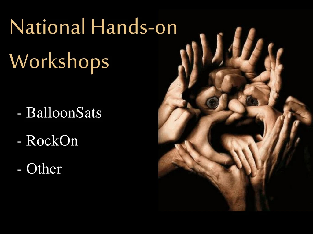 national hands on workshops balloonsats rockon