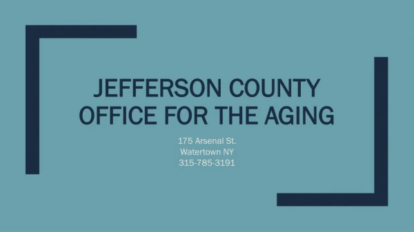 Jefferson county Office for the Aging