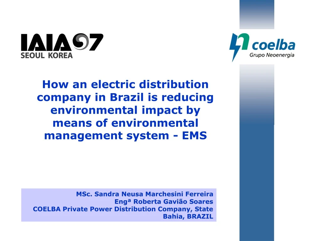 how an electric distribution company in brazil