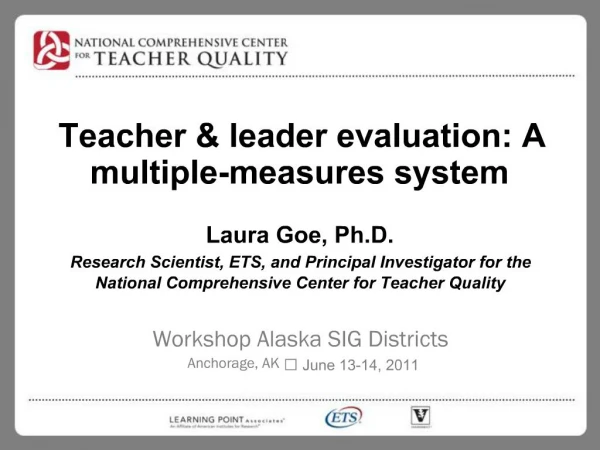 Teacher leader evaluation: A multiple-measures system