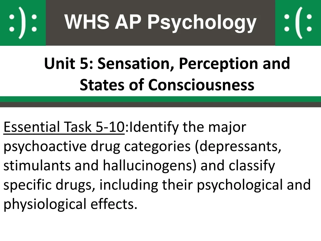 unit 5 sensation perception and states of consciousness