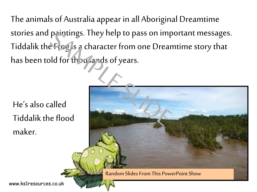 the animals of australia appear in all aboriginal