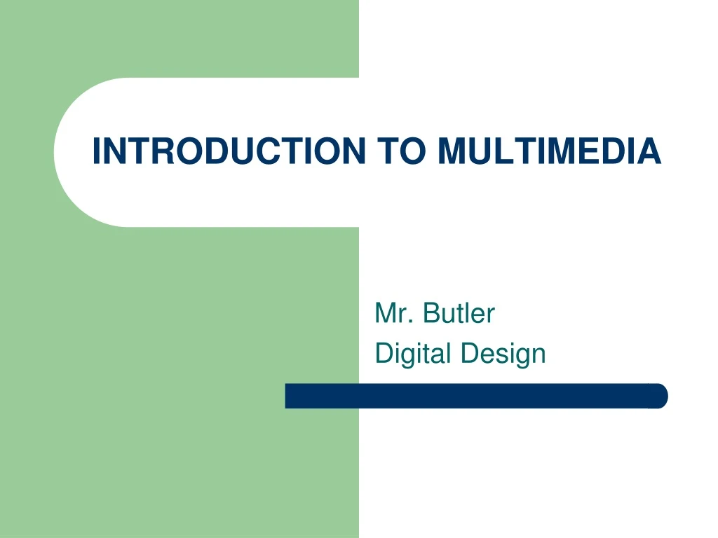 introduction to multimedia