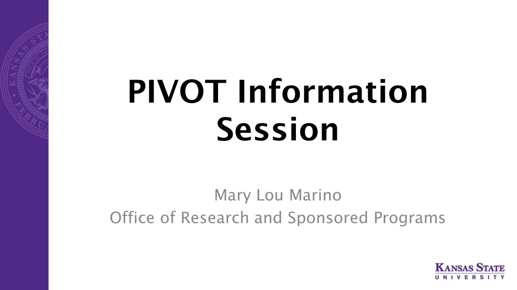 pivot information session