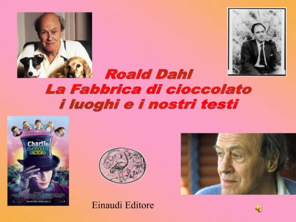 Roald Dahl La Fabbrica di cioccolato i luoghi e i nostri testi