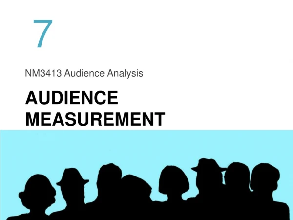NM3413 Audience Analysis