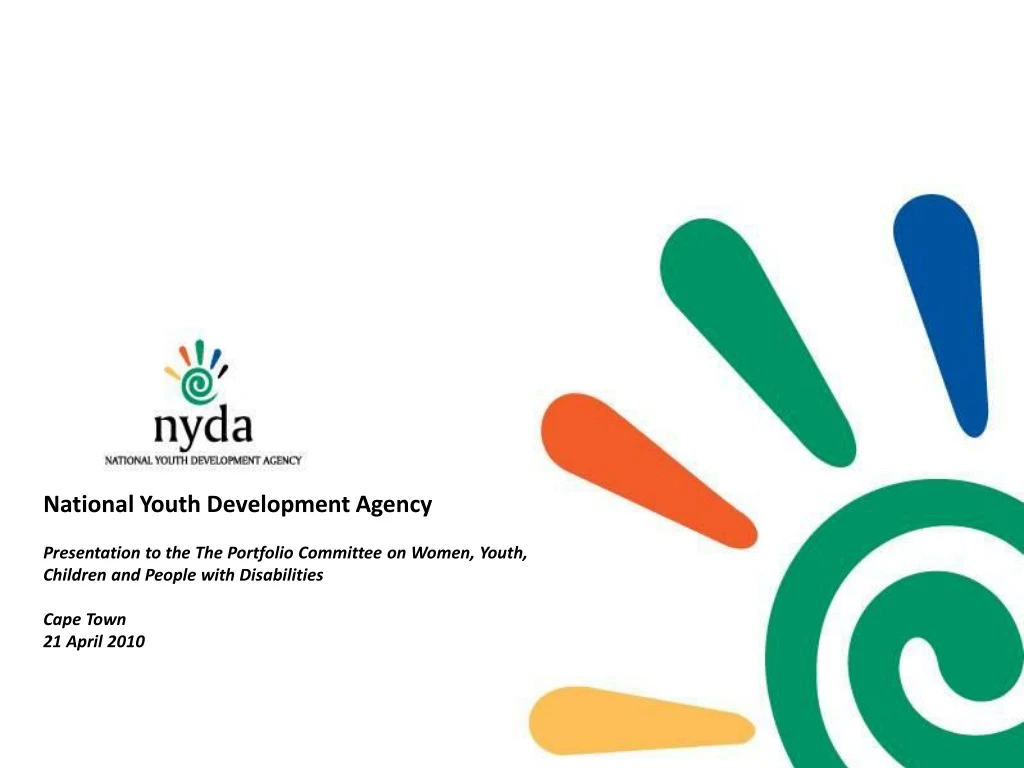 national youth development agency presentation