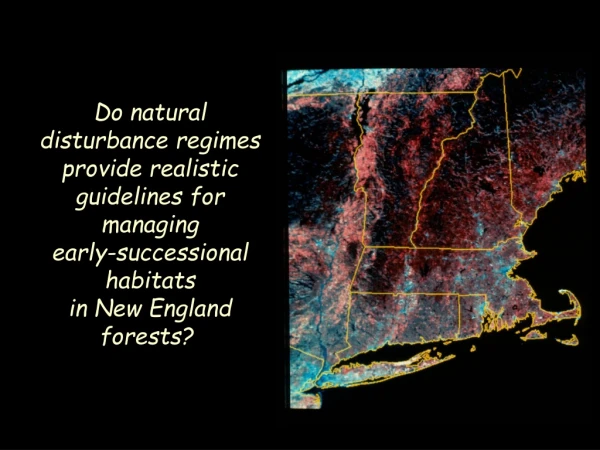 Do natural disturbance regimes provide realistic guidelines for managing