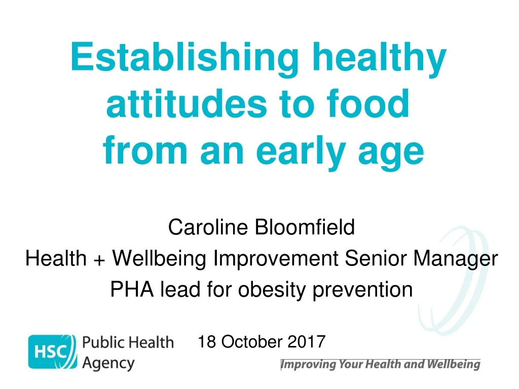 establishing healthy attitudes to food from an early age