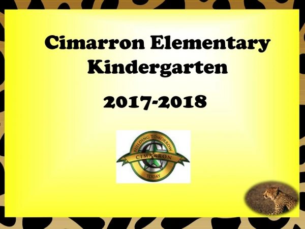 Cimarron Elementary Kindergarten