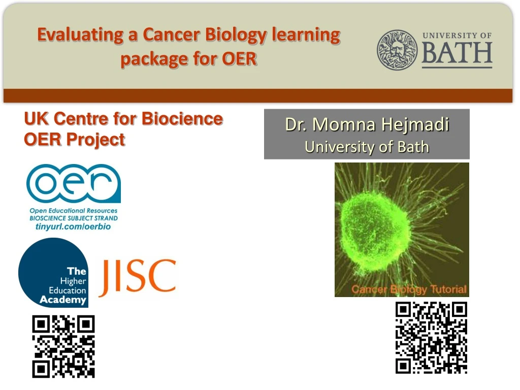 evaluating a cancer biology learning package