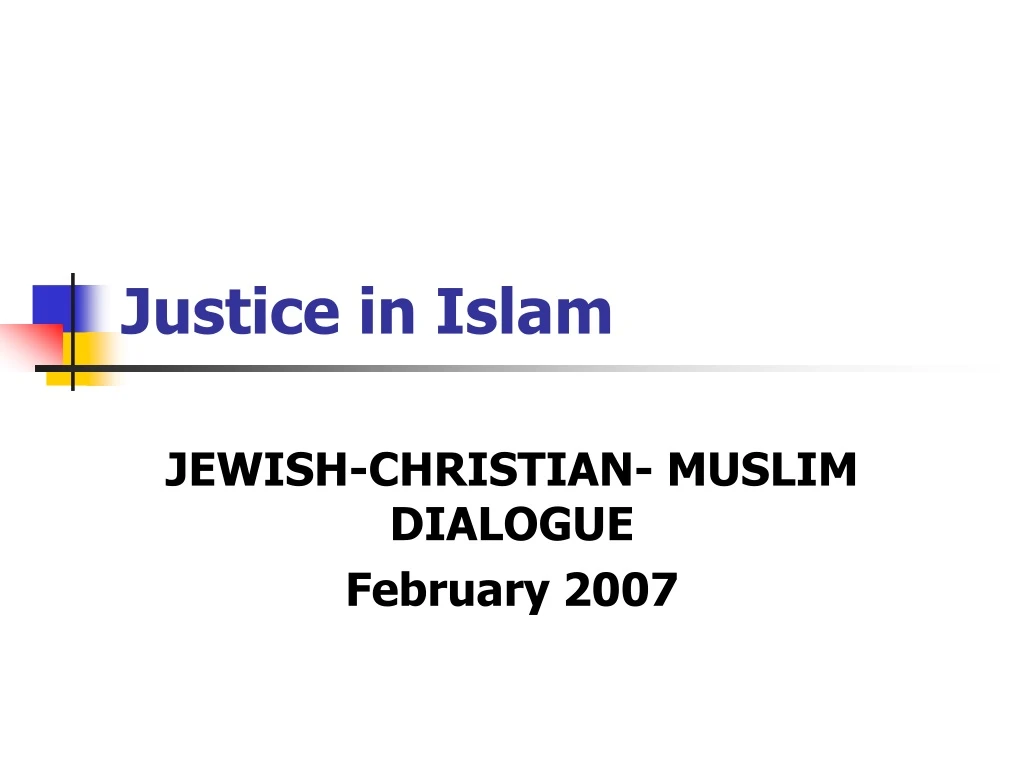 justice in islam