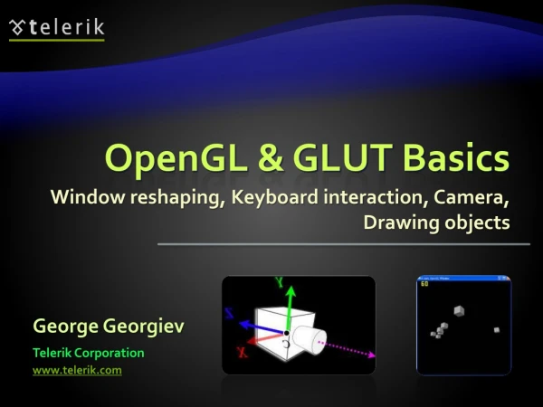 OpenGL &amp; GLUT Basics