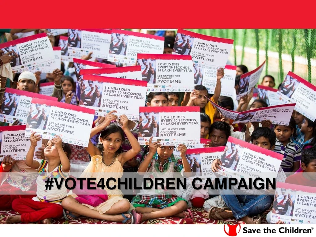 vote4children campaign