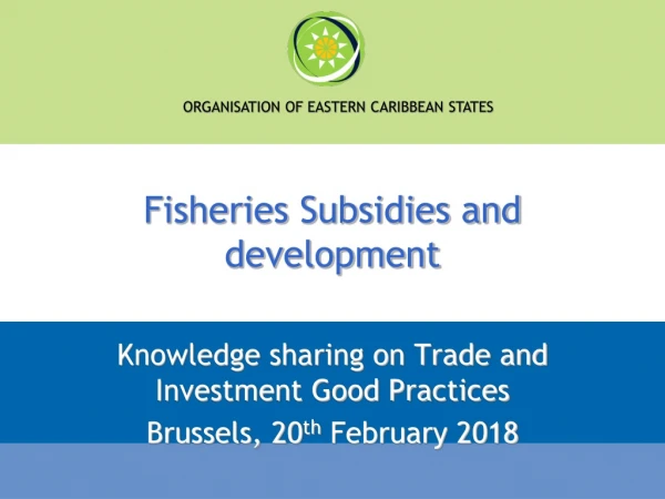 Fisheries Subsidies and development